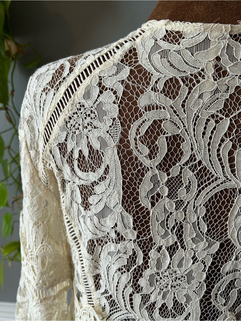 Free People Lace Maxi Duster Cardigan STUNNING - Picture 3 of 12